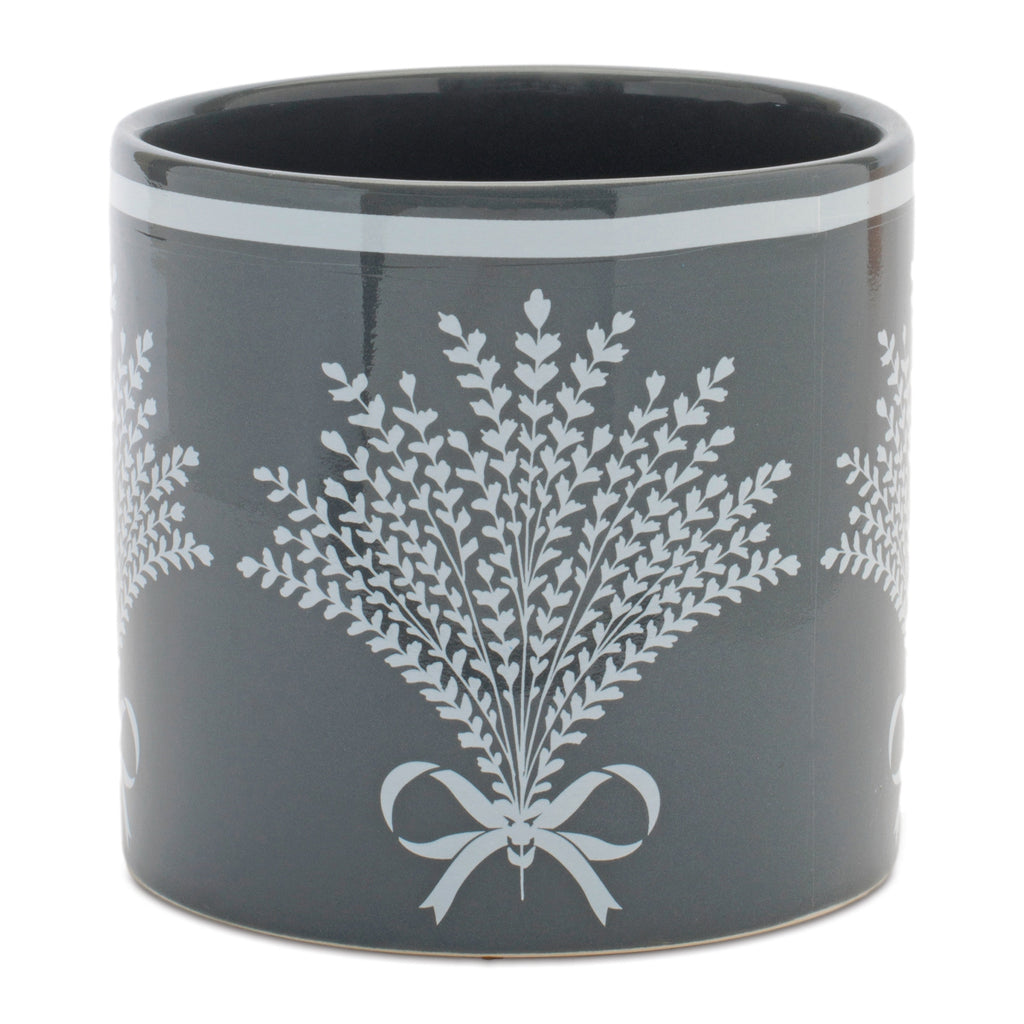 Botanical Bouquet Dolomite Planter (Set of 2)