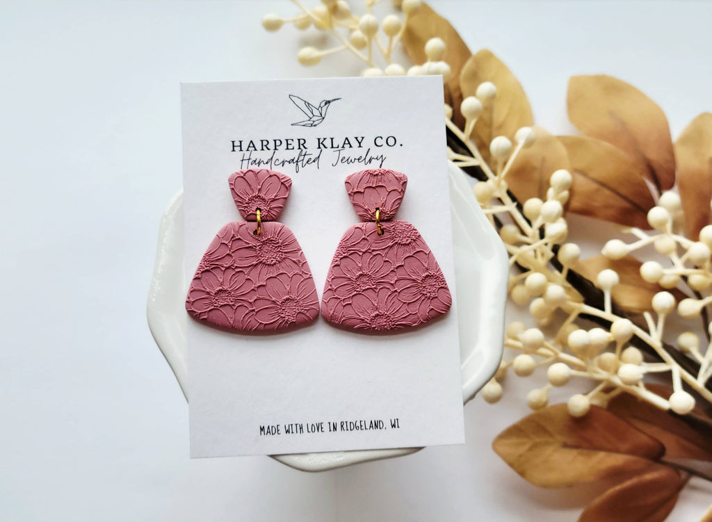 The Hadley Set -  Polymer Clay Dangle Earrings
