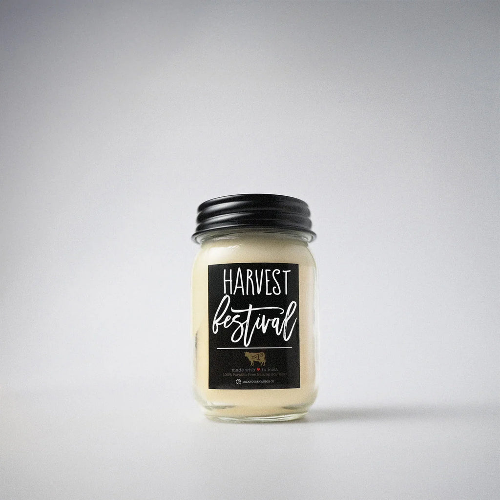 HARVEST FESTIVAL SOY CANDLE - 13 oz Mason Jar