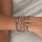 Layered Beaded Sparkle Bracelet