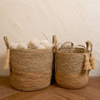 Coastal Charm Tassel Basket