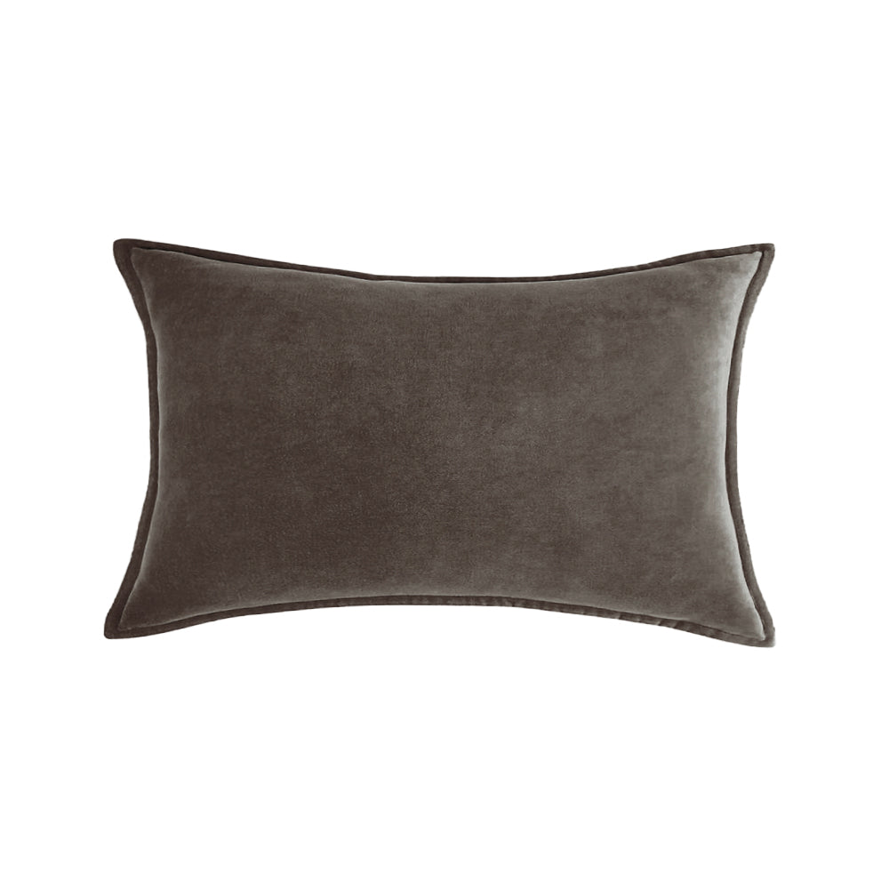 Luxe Velvet Lumbar Throw Pillow with Insert 12"x20"