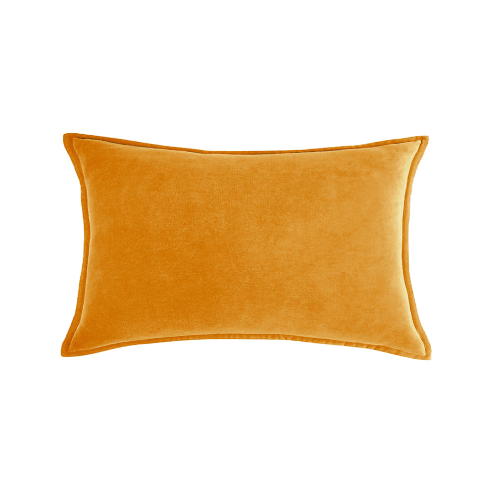 Luxe Velvet Lumbar Throw Pillow with Insert 12"x20"