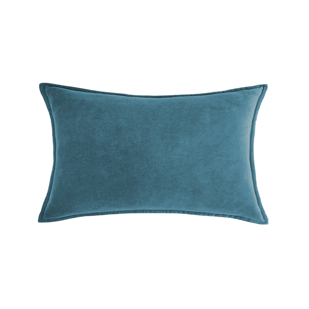 Luxe Velvet Lumbar Throw Pillow with Insert 12"x20"