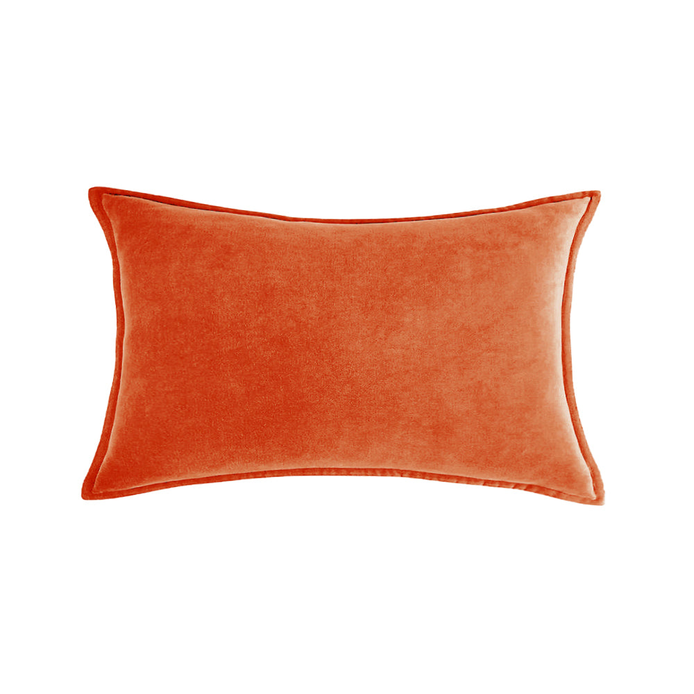 Luxe Velvet Lumbar Throw Pillow with Insert 12"x20"