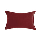Luxe Velvet Lumbar Throw Pillow with Insert 12"x20"