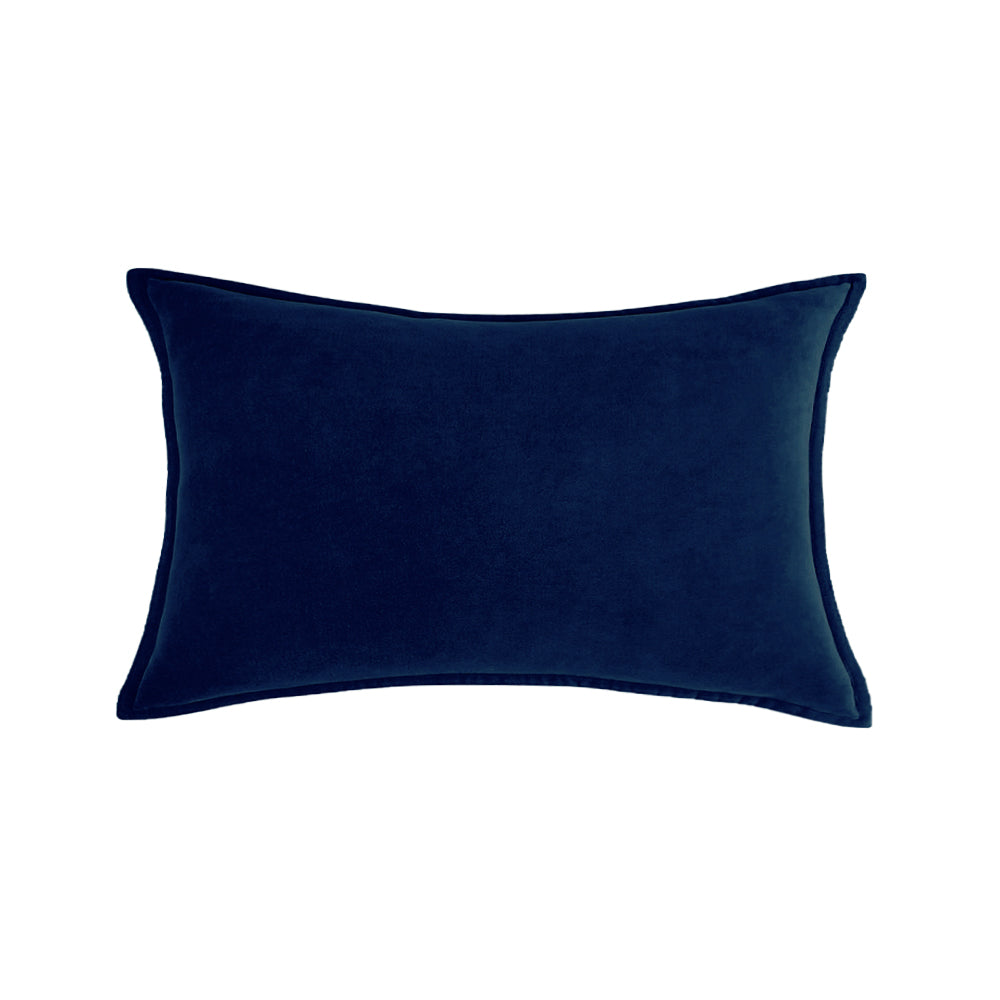 Luxe Velvet Lumbar Throw Pillow with Insert 12"x20"