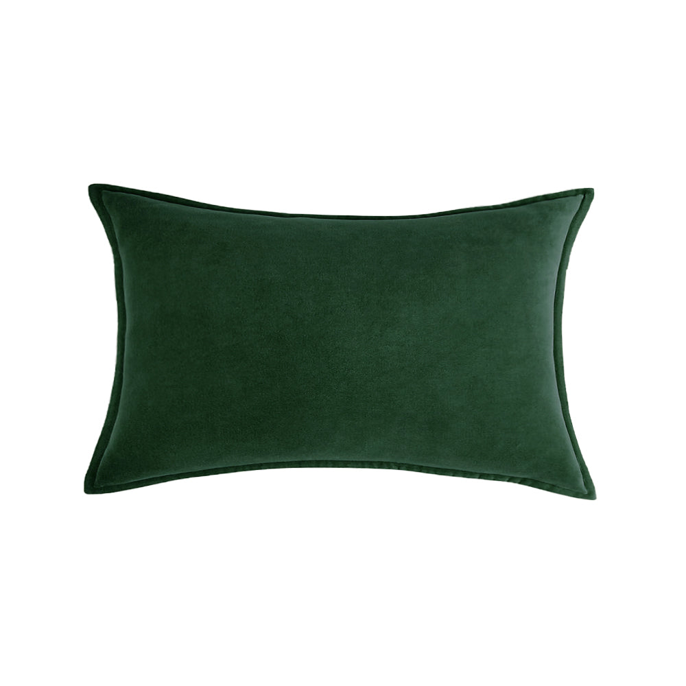 Luxe Velvet Lumbar Throw Pillow with Insert 12"x20"