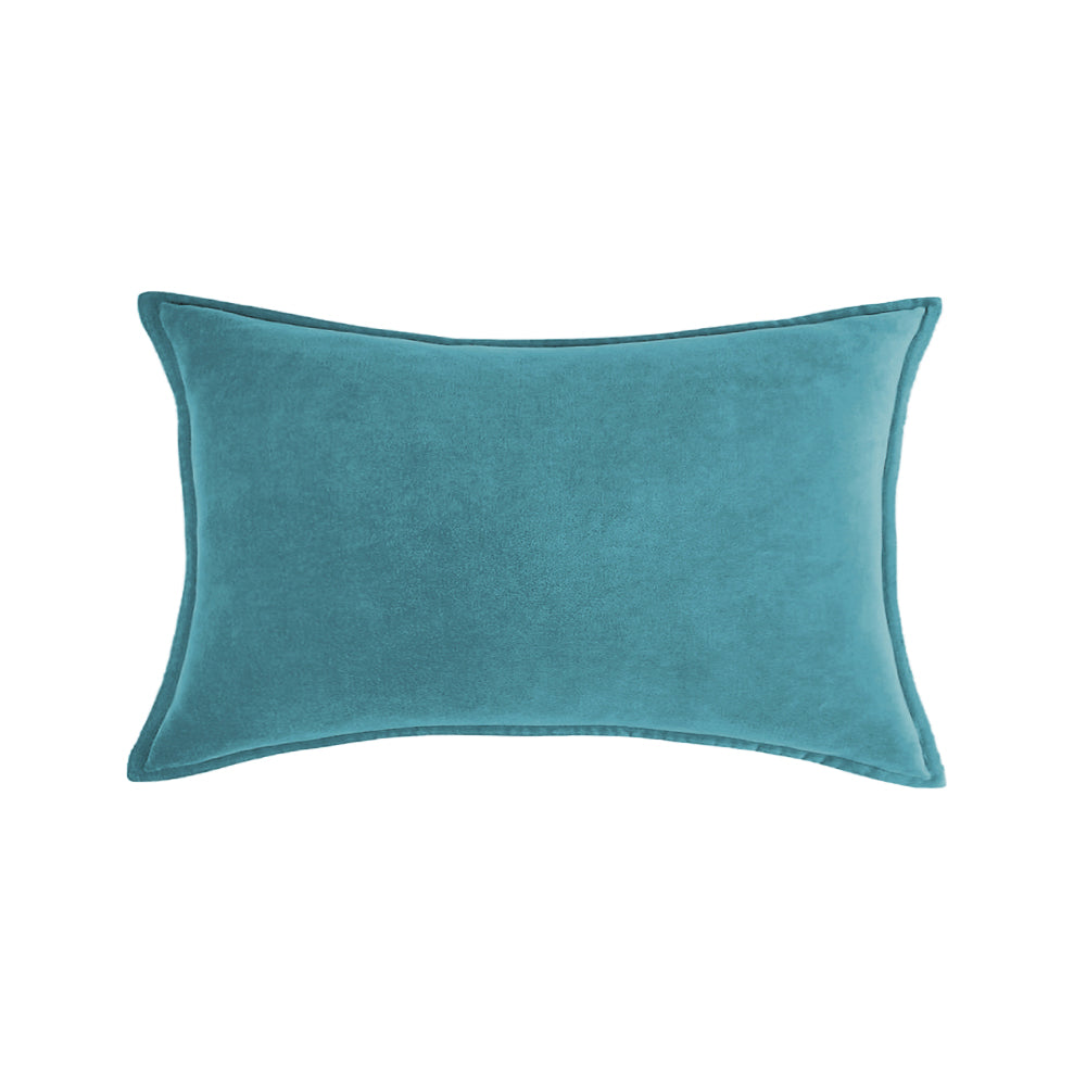 Luxe Velvet Lumbar Throw Pillow with Insert 12"x20"