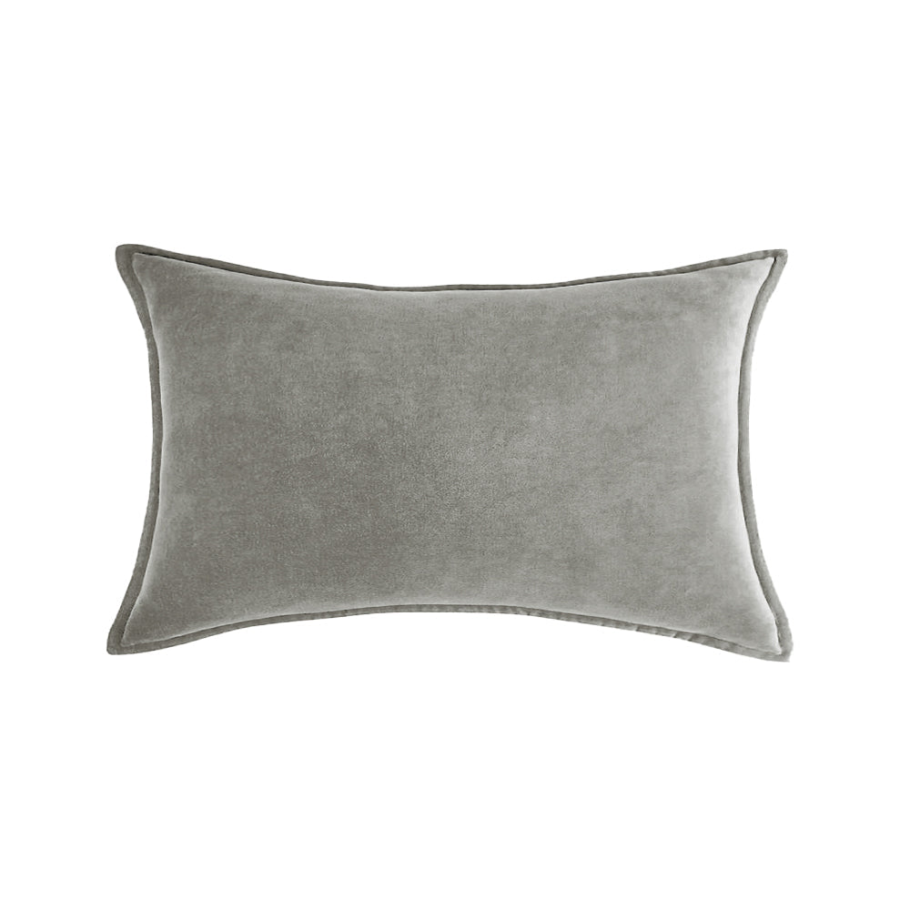 Luxe Velvet Lumbar Throw Pillow with Insert 12"x20"