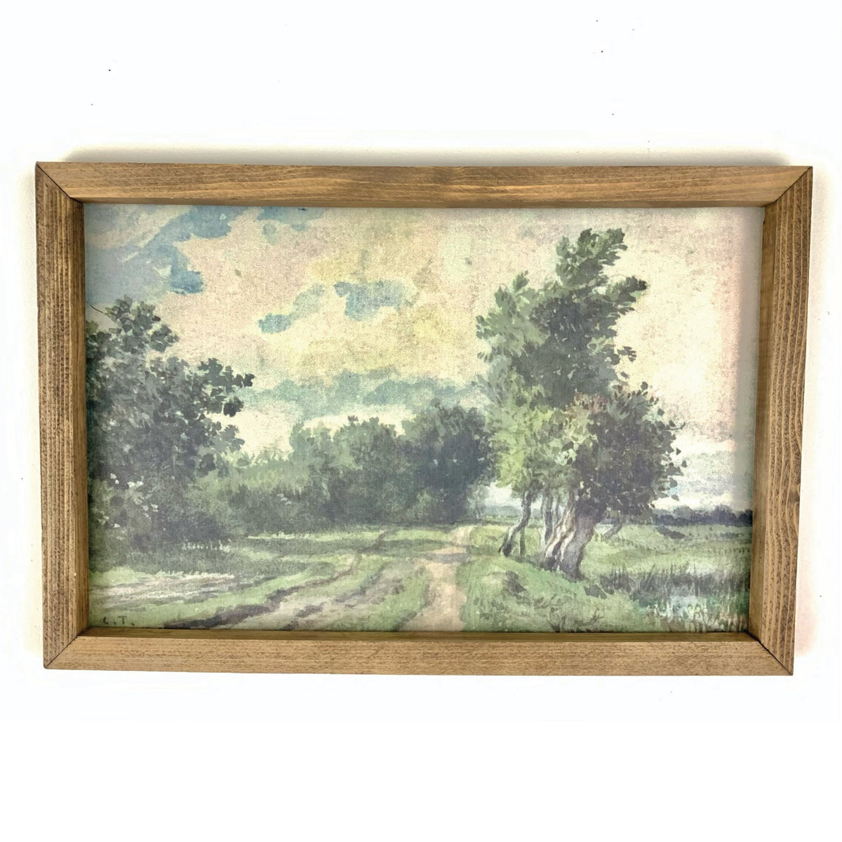 A Shaded Path Framed Art