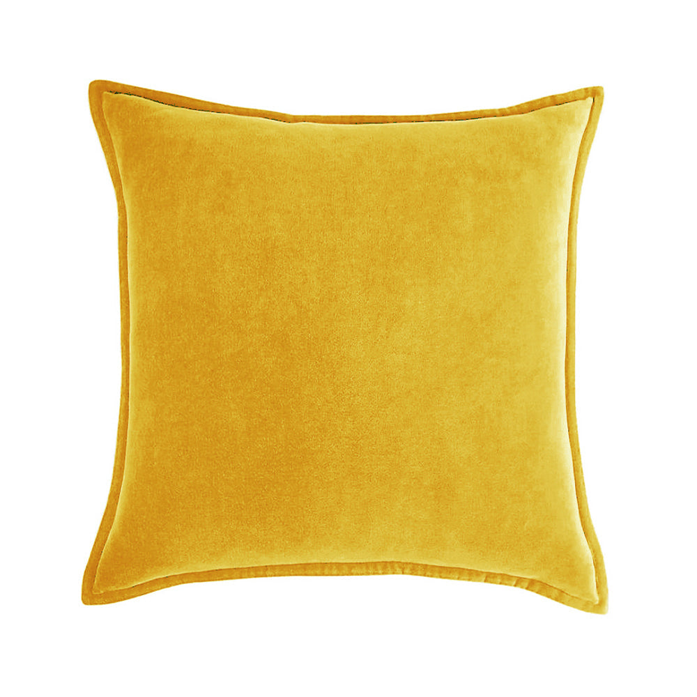 Dark-Grey Velvet Throw Pillow with 450g Insert 20X20 by Fancy & Stacy
