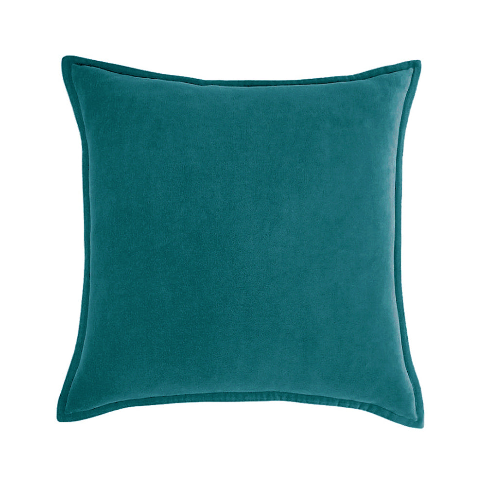 Dark-Grey Velvet Throw Pillow with 450g Insert 20X20 by Fancy & Stacy