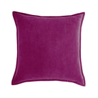 Dark-Grey Velvet Throw Pillow with 450g Insert 20X20 by Fancy & Stacy