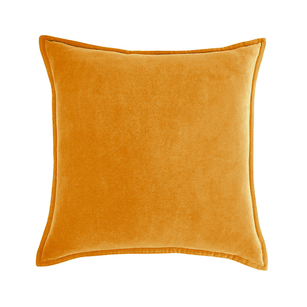 Dark-Grey Velvet Throw Pillow with 450g Insert 20X20 by Fancy & Stacy