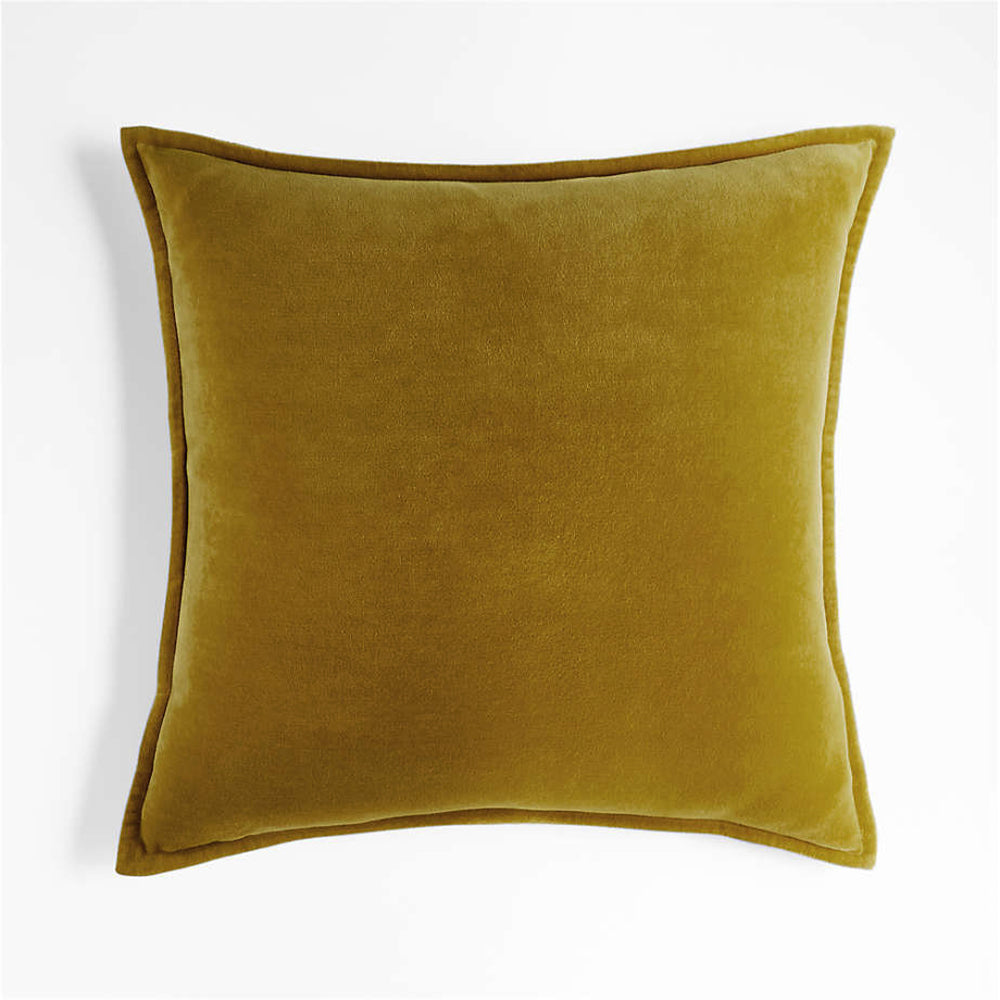 Dark-Grey Velvet Throw Pillow with 450g Insert 20X20 by Fancy & Stacy
