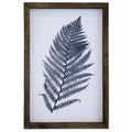 Blue Fern Framed Art