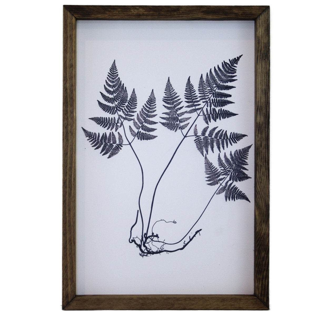 Blue Sprig Framed Art