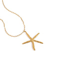 18K Gold-Tone Starfish Necklace