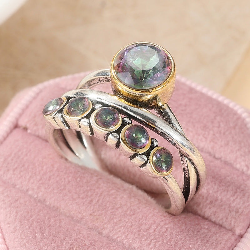 Mystic Crystal Stack Ring