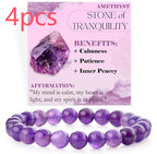 Handcrafted Natural Stone Beaded Bracelet