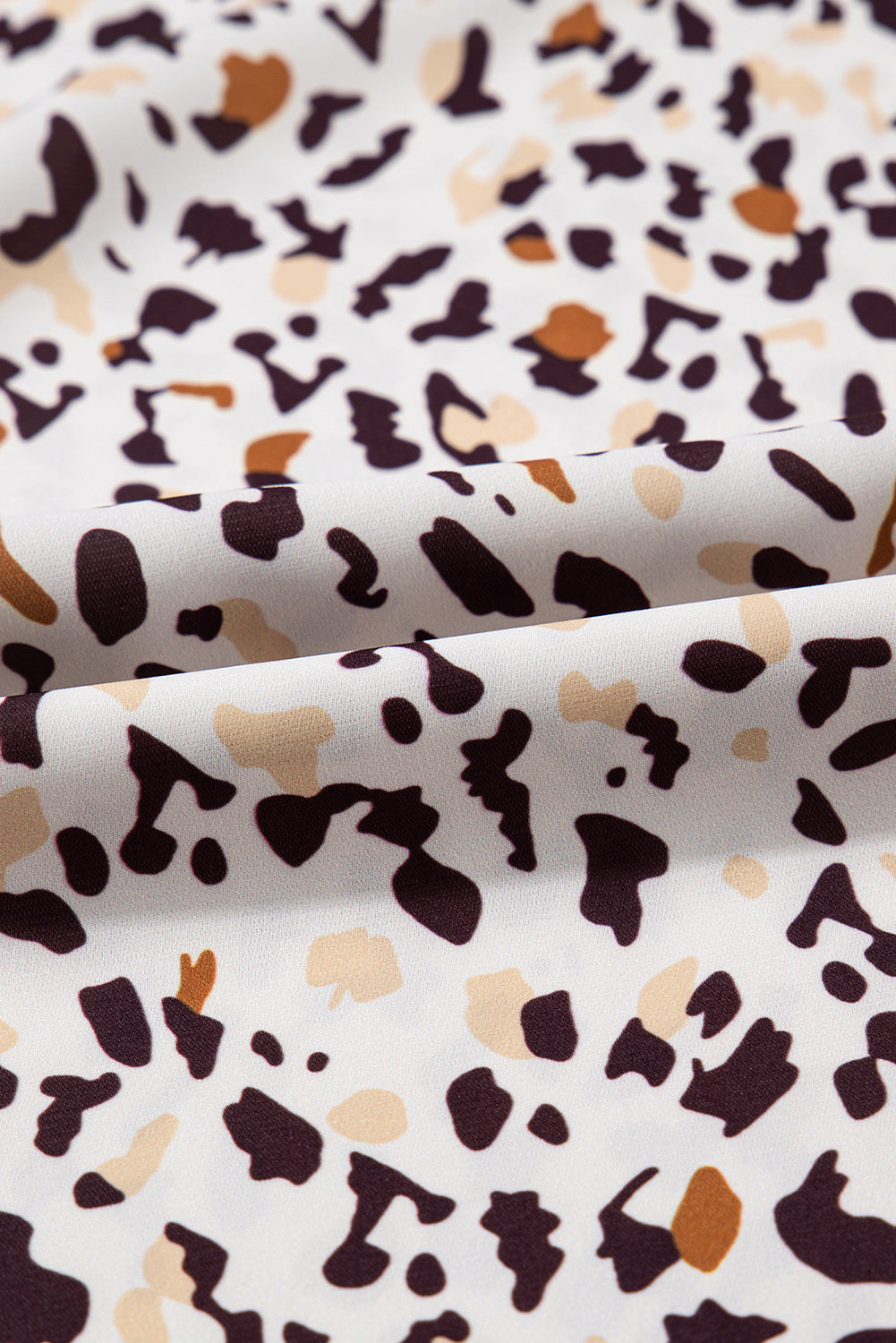 Leopard Flutter Sleeve Mini Dress