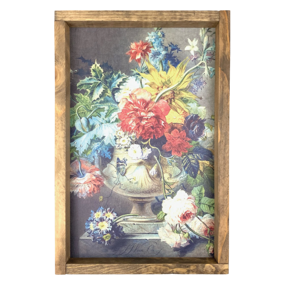 Floral Bouquet in Vase Framed Art