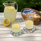 Mediterranean Lemon Coaster Set