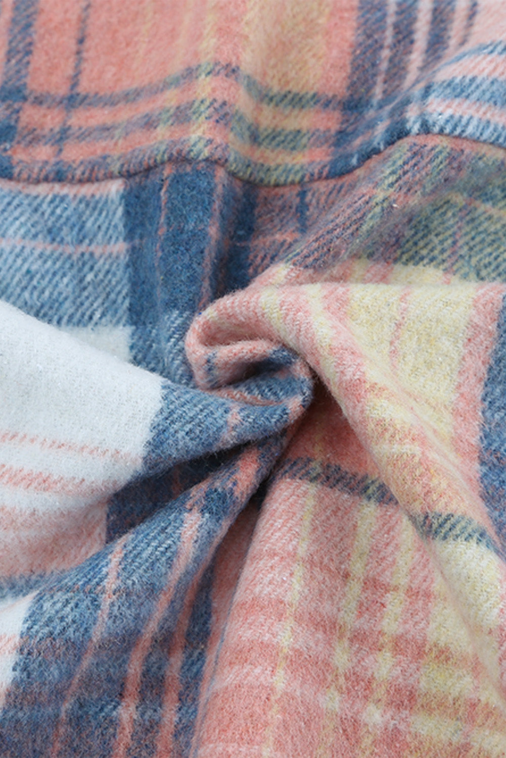 Plaid Flap Pocket Shacket