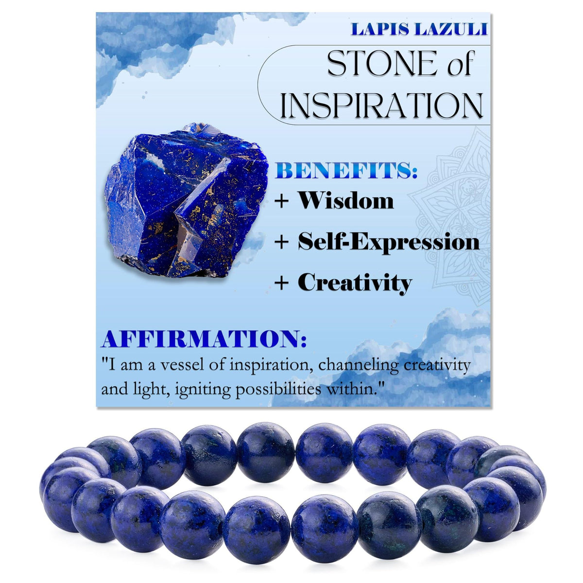 Handcrafted Natural Stone Beaded Bracelet