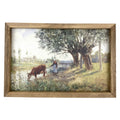 Countryside near Gez-sur-Loing Framed Art