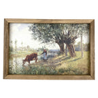 Countryside near Gez-sur-Loing Framed Art