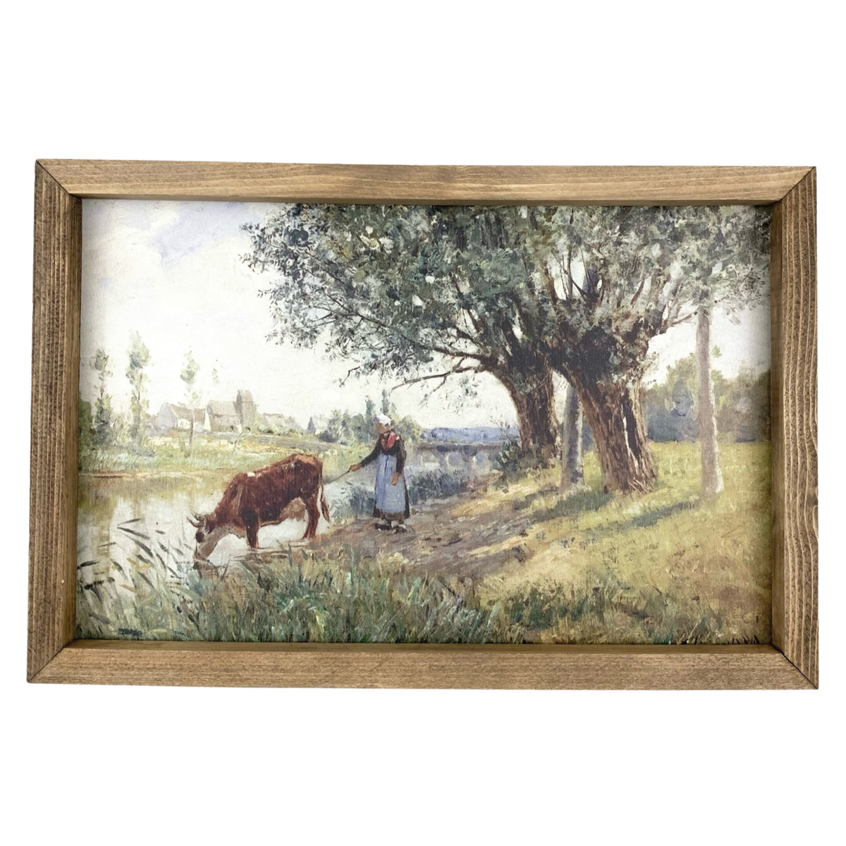 Countryside near Gez-sur-Loing Framed Art
