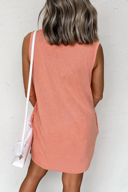 Mineral Wash Tank Mini Dress