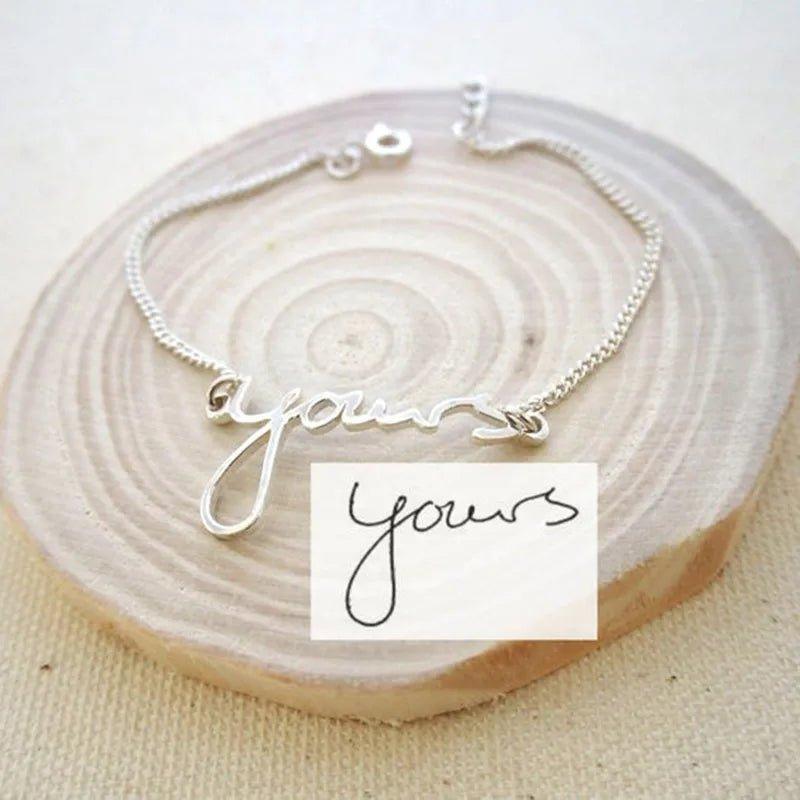 Personalized Handwriting Bracelet