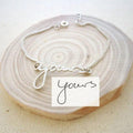Personalized Handwriting Bracelet