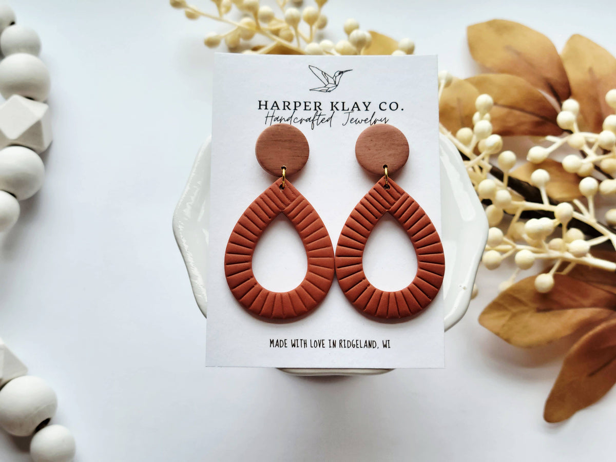 The Boho Chic Set - Polymer Clay Dangle Earrings
