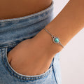 Vintage Turquoise Pendant Bracelet