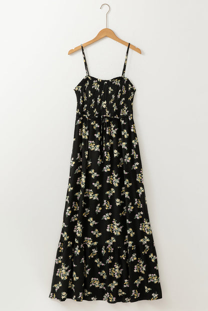 Floral Spaghetti Strap Maxi Dress