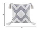 Textured Boho Accent Pillow