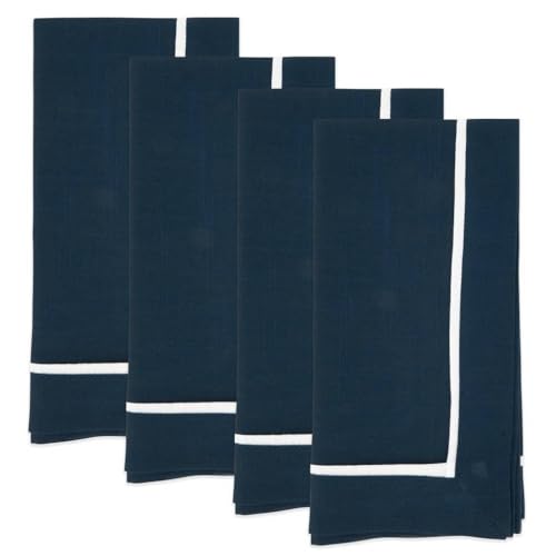 Classic Pleated Border Cloth Napkins
