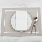 Classic Pleated Border Placemats