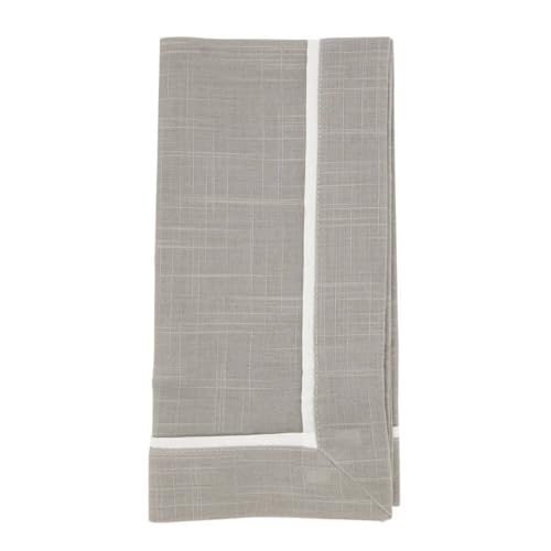 Classic Pleated Border Cloth Napkins