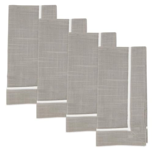 Classic Pleated Border Cloth Napkins