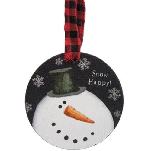 3/Set Happy Snowman Ornaments