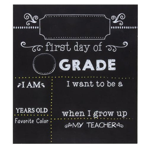 Gradeschool Milestones Chalkboard