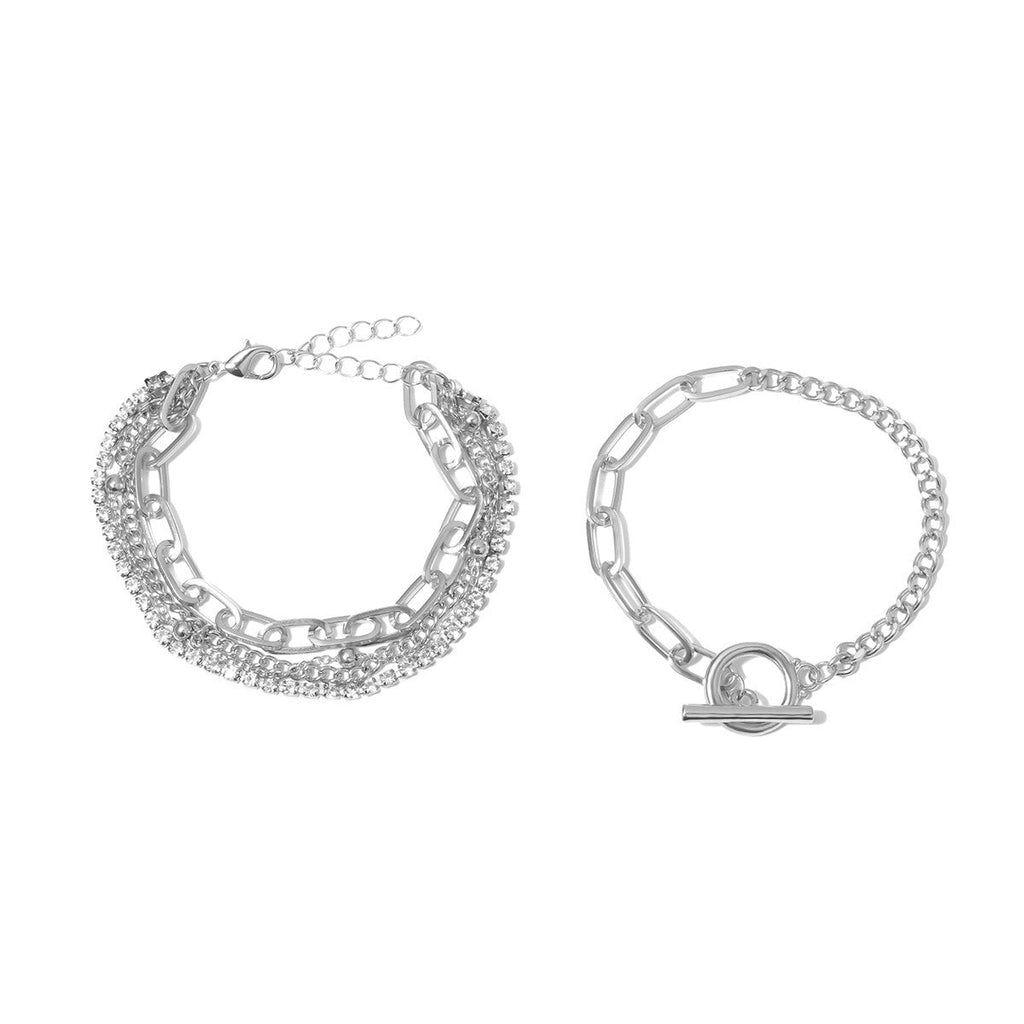 Layered Beaded Sparkle Bracelet
