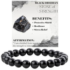 Handcrafted Natural Stone Beaded Bracelet