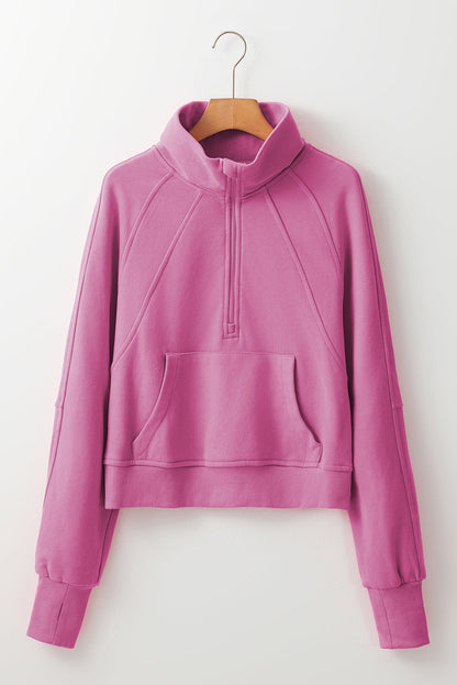 Fleece Lined Zip-Up Sweatshirt