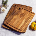 2-Piece Acacia Wood Cutting Board Set